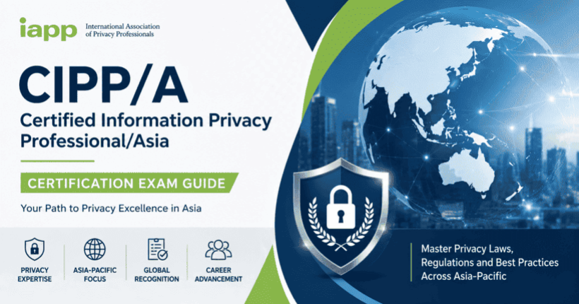 Certified Information Privacy Professional Asia CIPP A certification course cover for Asia privacy law training and exam preparation on peopledumps.com
