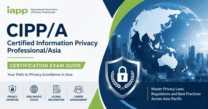 Certified Information Privacy Professional Asia CIPP A certification course cover for Asia privacy law training and exam preparation on peopledumps.com