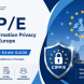 Certified Information Privacy Professional Europe CIPP E certification course cover for GDPR and European privacy law exam preparation on peopledumps.com