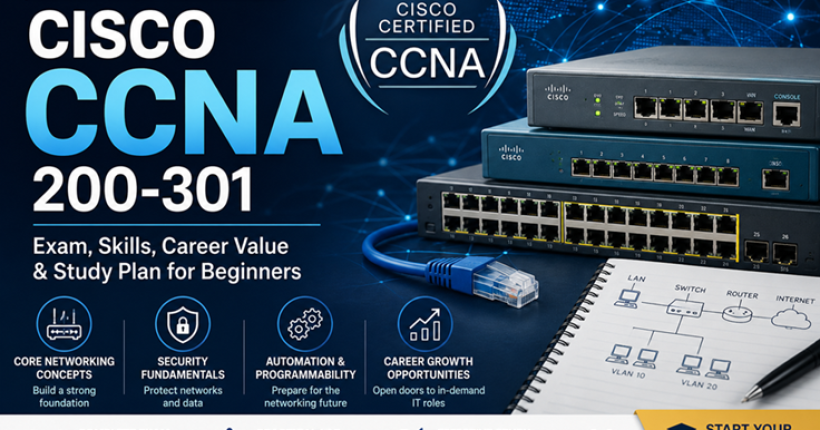 Cisco CCNA 200-301 certification exam and networking study guide