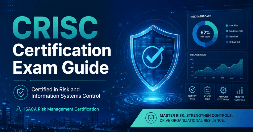 CRISC Certification Exam Guide for ISACA Certified in Risk and Information Systems Control with IT risk management and security concepts