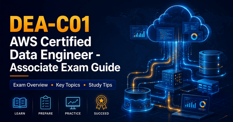 DEA-C01 AWS Certified Data Engineer Associate Exam Guide with cloud data pipelines and analytics