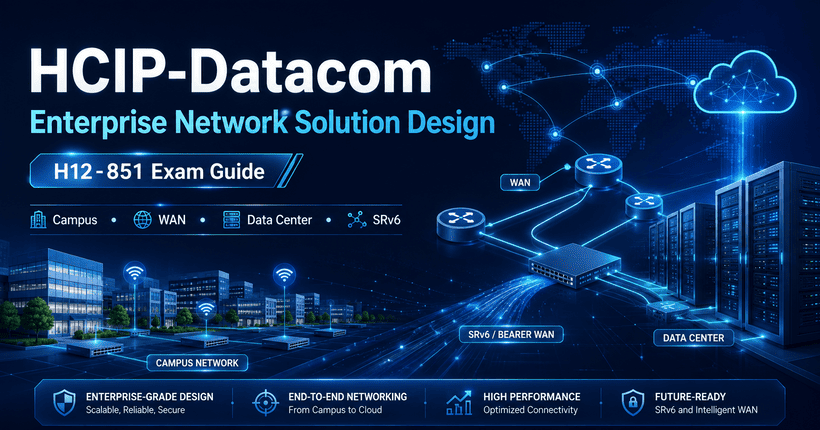 H12-851 HCIP-Datacom Enterprise Network Solution Design Exam Guide