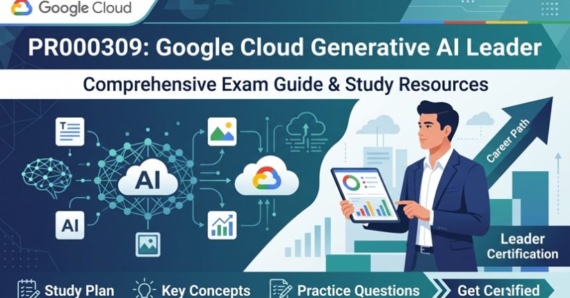 PR000309 Google Cloud Generative AI Leader exam guide and certification preparation roadmap.