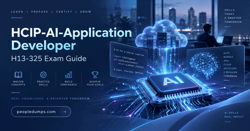 HCIP-AI-Application Developer H13-325 exam guide for Huawei AI application development certification