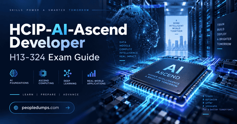 HCIP-AI-Ascend Developer H13-324 exam guide with Ascend AI computing, deep learning, and AI processor technology