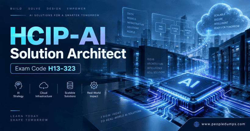 HCIP-AI Solution Architect H13-323 exam guide with AI architecture, cloud infrastructure, and intelligent computing