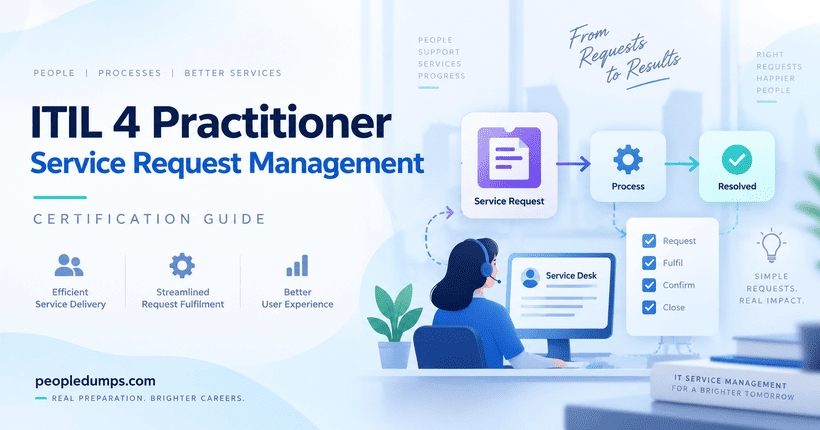 ITIL 4 Practitioner Service Request Management certification exam guide