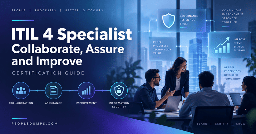 ITIL 4 Specialist Collaborate, Assure and Improve certification guide for IT service management professionals