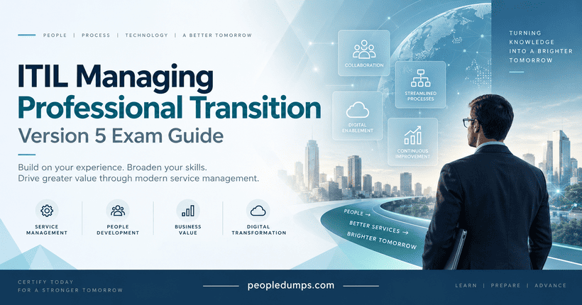 ITIL Managing Professional Transition Version 5 Exam Guide for IT service management professionals
